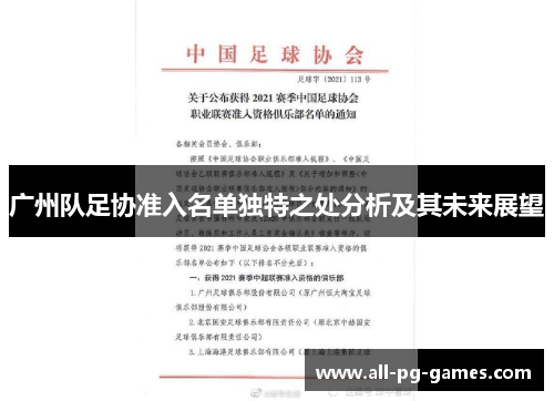 广州队足协准入名单独特之处分析及其未来展望