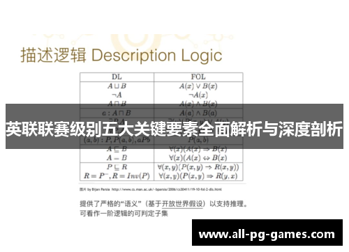 英联联赛级别五大关键要素全面解析与深度剖析 英联联赛级别五大关键要素全面解析与深度剖析